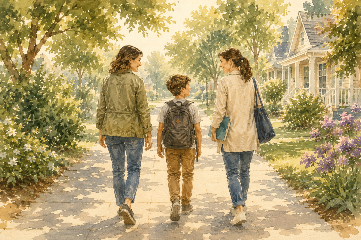 walking together